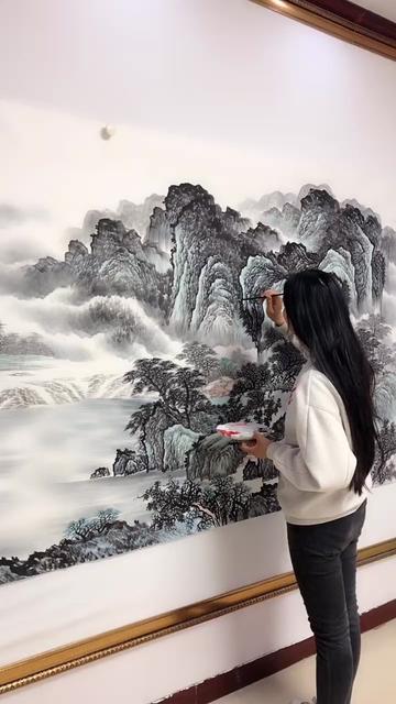 抖音小菲国画是谁?