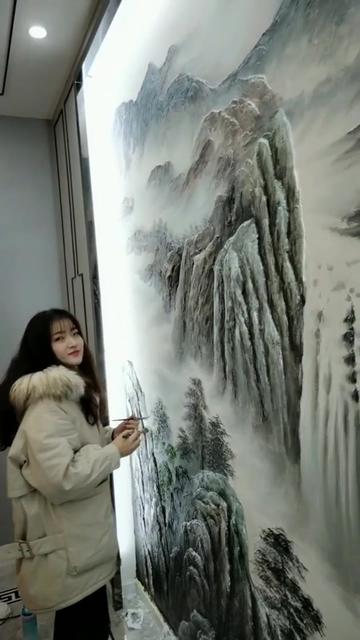 抖音壁画师佳佳今晚八点直播20201121